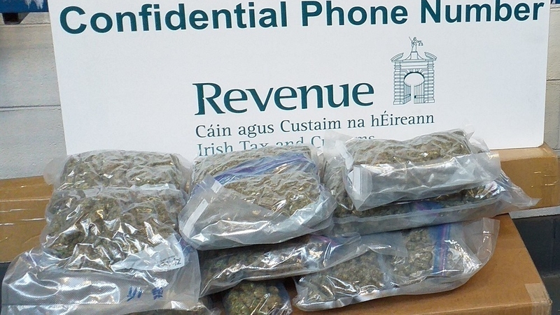 The herbal cannabis was found in two parcels sent from the US and Canada