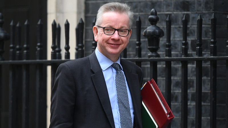 Minister Michael Gove outlined the UK government's position in the House of Commons