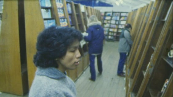 Floating bookshop.