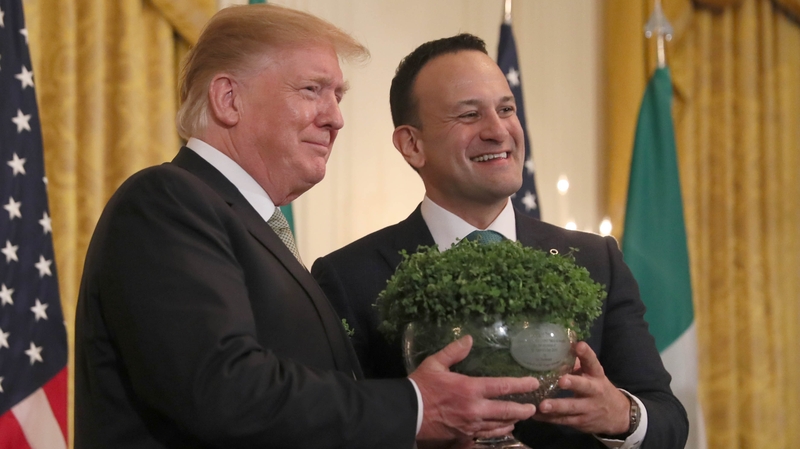 The shamrock ceremony took place at the White House