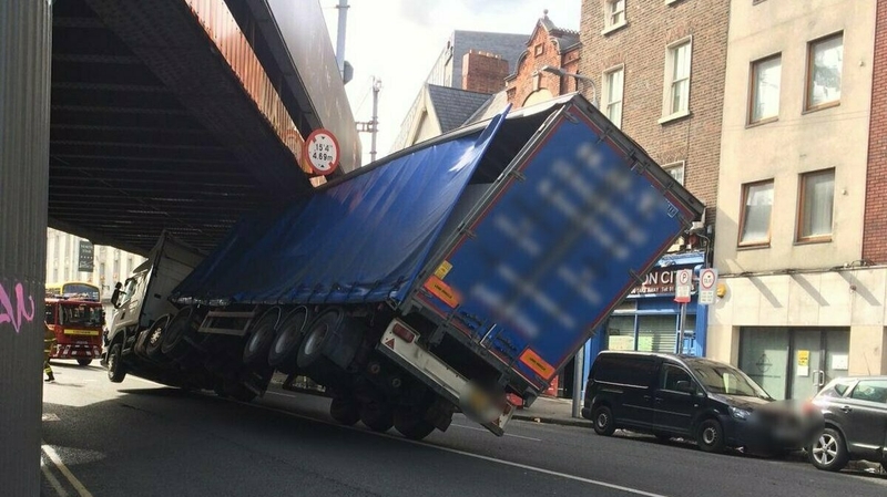 Amiens Street railway bridge in Dublin has been hit 11 times in the last five years