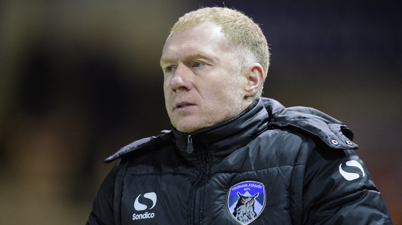 Paul Scholes' Oldham reign ended abruptly