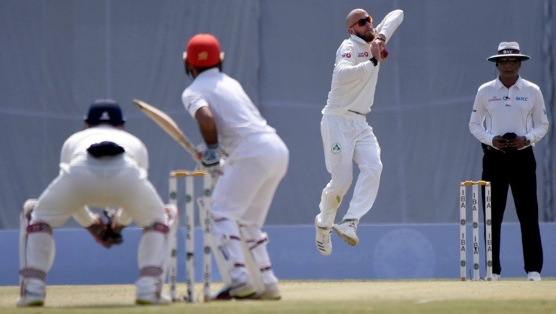 James Cameron-Dow bowls to Afghanistan in Day 2 in the test