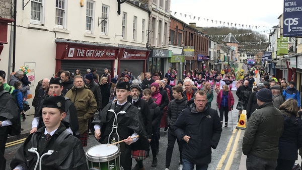 This was the official council funded parade, while a community parade will take place tomorrow