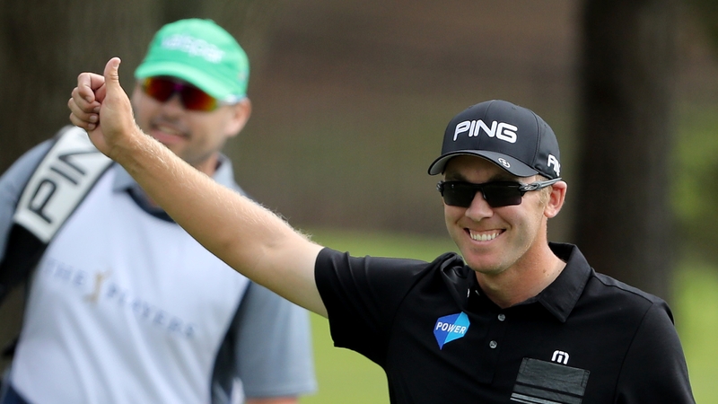 Seamus Power acknowledges the crowd