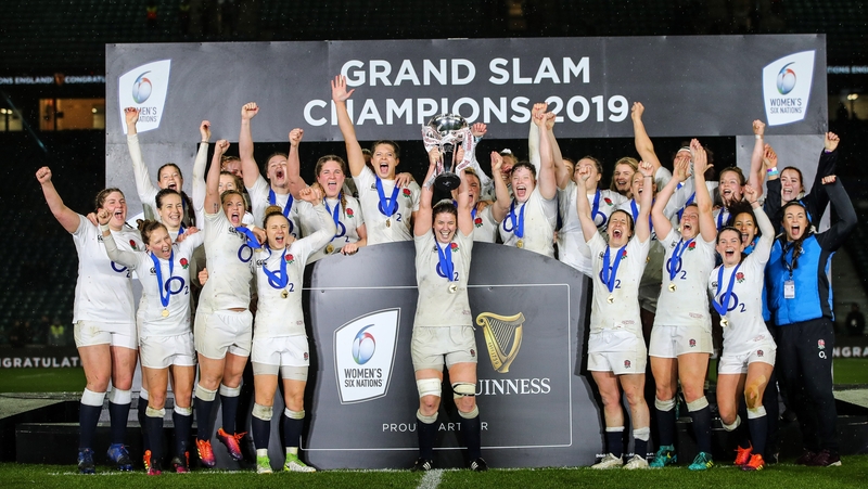 England lift the trophy