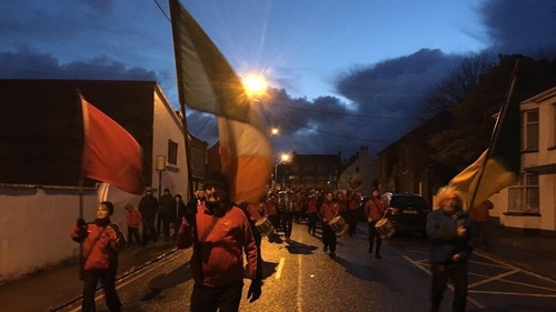 The parade started at 6am