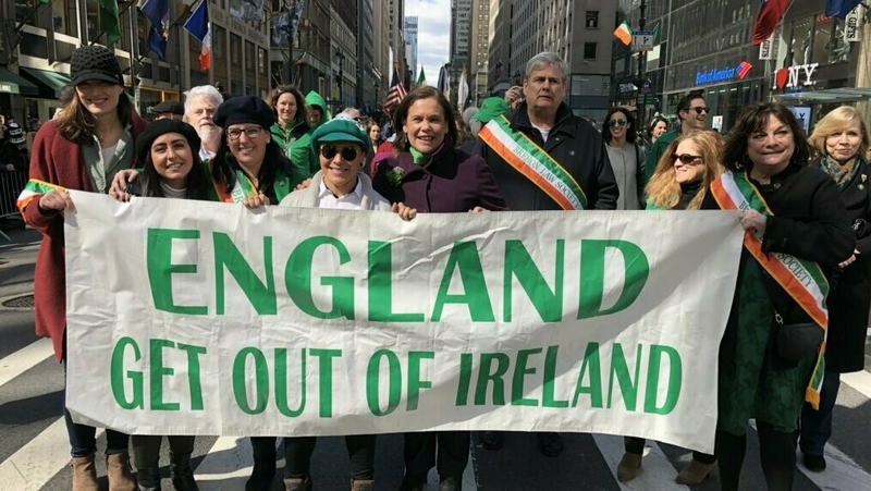 Mary Lou McDonald apologised for any offensive caused - but said she would not apologise for being "a united Irelander"