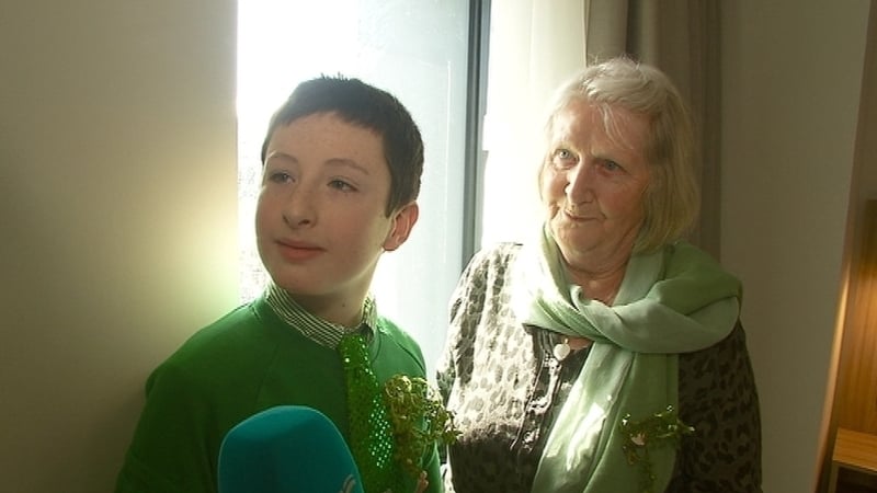 William Kelleher and Nora Horgan were looking forward to everything about today's parade