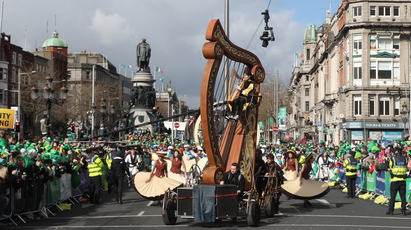 Thousands turned out in Dublin city centre for the colourful parade