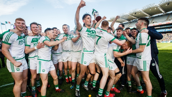 Ballyhale players celebrate their All-Ireland final victory