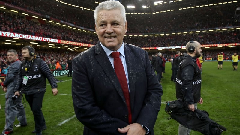 Warren Gatland led Wales to the Grand Slam