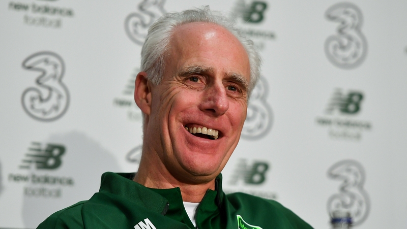 Mick McCarthy enjoyed his first day back working with the Ireland squad