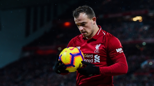 Xherdan Shaqiri is self-isolating in Switzerland