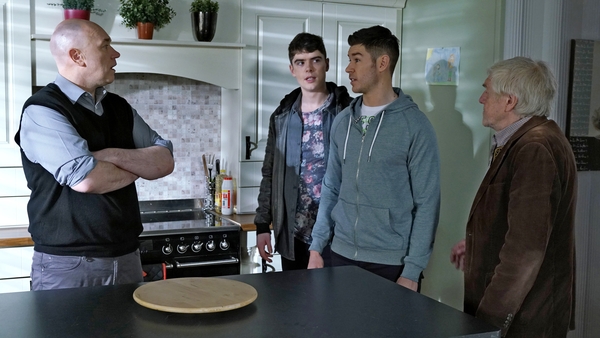Paul has an angry confrontation with his family on Fair City