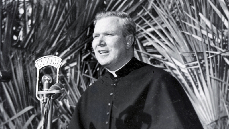 Fr Patrick Peyton, the subject of the new documentary Guns & Rosaries