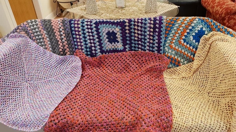 Hundreds of volunteers have helped make the 'Blankets of Hope' (pic: Facebook)