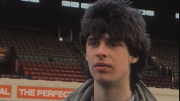 A young Niall Quinn in 1984