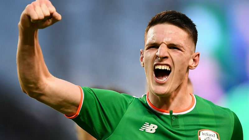 Declan Rice played three friendlies for Ireland