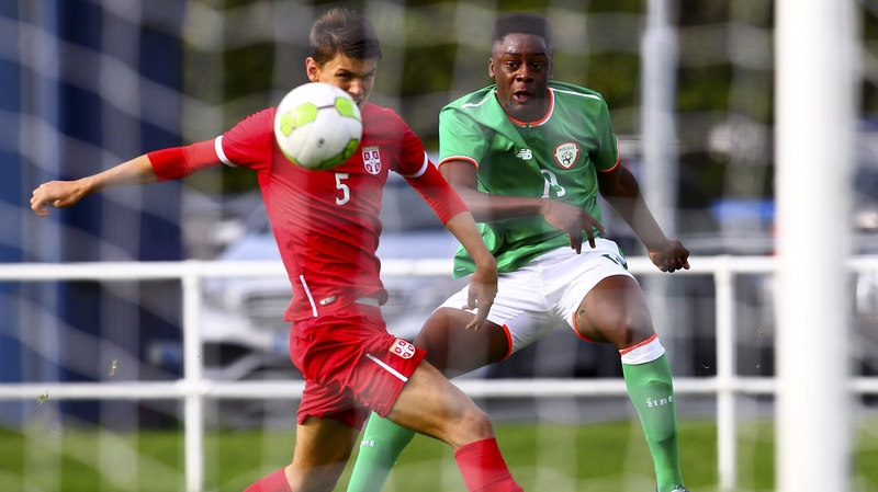 Jonathan Afolabi scored twice for Ireland