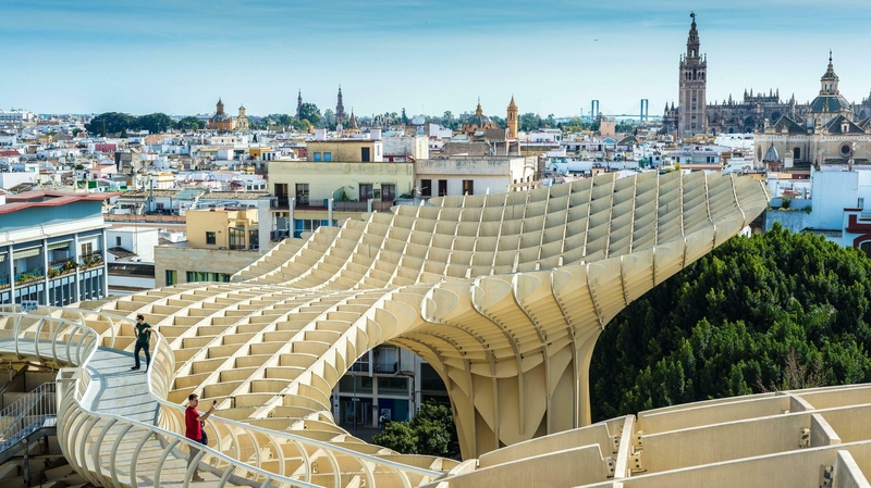 The Metropol Parasol is the world's largest wooden structure.