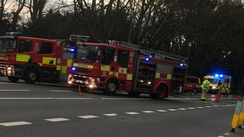 Emergency services attended the scene (Pic: Cllr Alison Gilliland)
