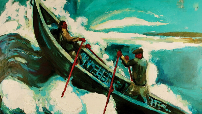 Currachaí na Trá Báine le Barry Kerr