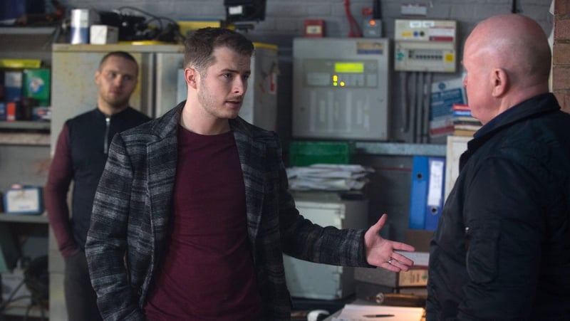 EastEnders says "Ben wastes no time in getting down to business"