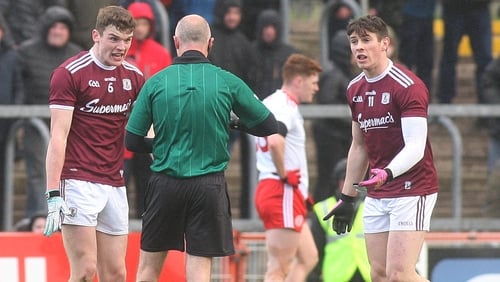 Galway shipped a seven point defeat in Tyrone