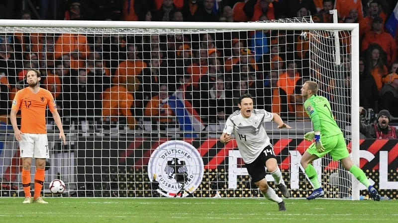 Nico Schulz scores last minute winner as Germany win in Holland