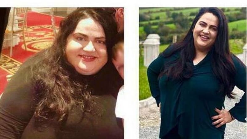 Trisha's before and after. Photo: Instagram