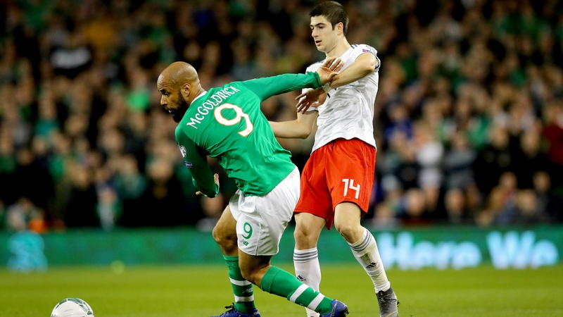 McGoldrick in action against Georgia