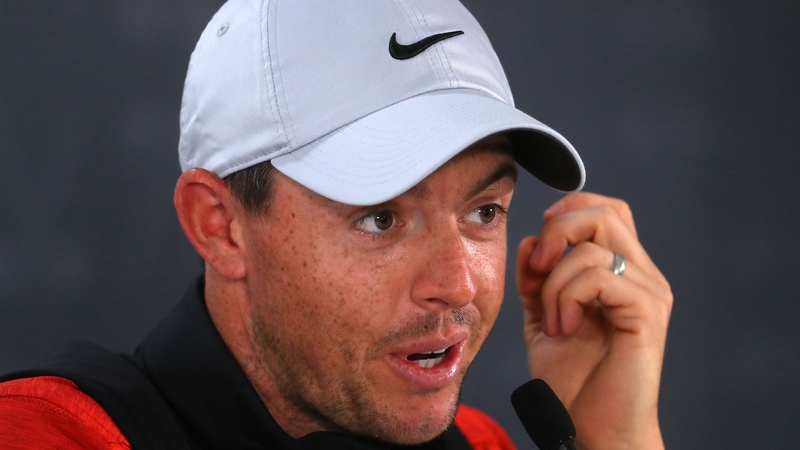 McIlroy addressing the media ahead of this week's WGC Matchplay