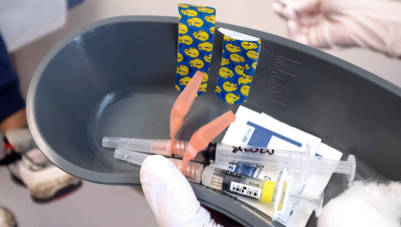 In New York, only 86% of children aged six months to five years have received three doses of vaccine