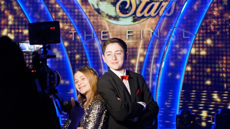 Darragh and Darcy on the big night