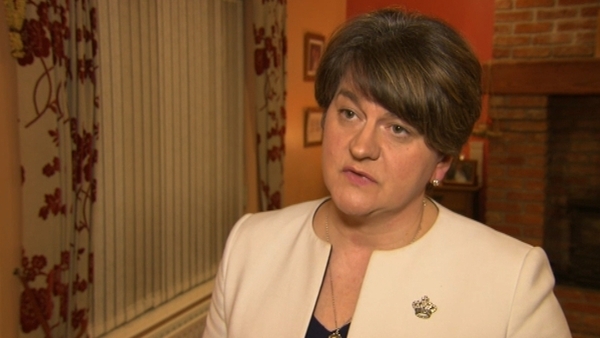 Arlene Foster said the DUP cannot agree to anything which threatens the union