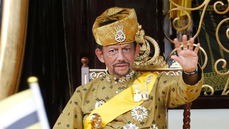 The order is a directive from Sultan Hassanal Bolkiah