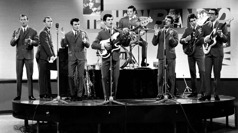Dickie Rock and The Miami Showband in 1964