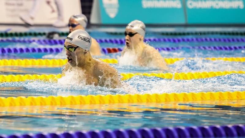 Darragh Greene on his way to victory