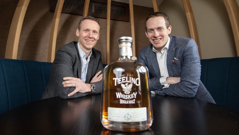 Jack Teeling, founder and managing director of Teeling Whiskey and Stephen Teeling, Sales and Marketing Director