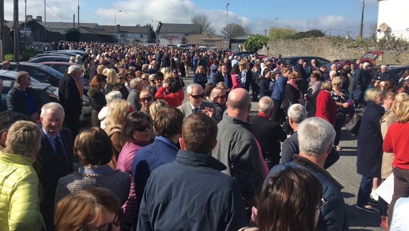 People gathered at Parnell Street before marching to Liberty Square
