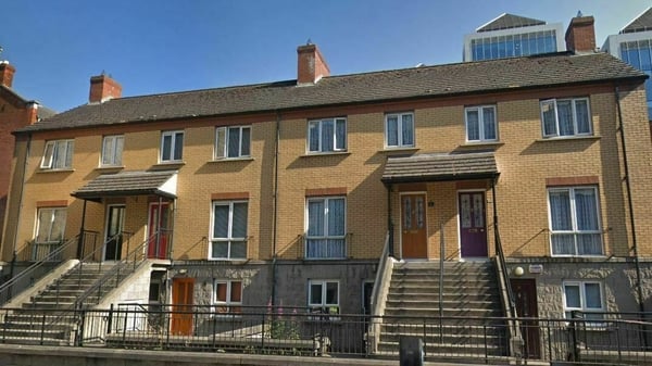 The duplexes on Townsend Street are owned by Dublin City Council and located near Tara Street (Pic: Google Maps)