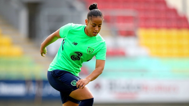 Rianna Jarrett replaces Heather Payne who is on duty with the U19s