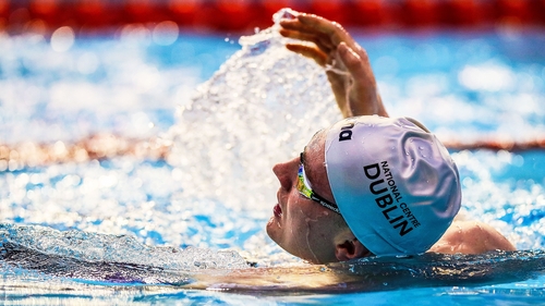 Shane Ryan swam a season best on the 50m Backstroke semi