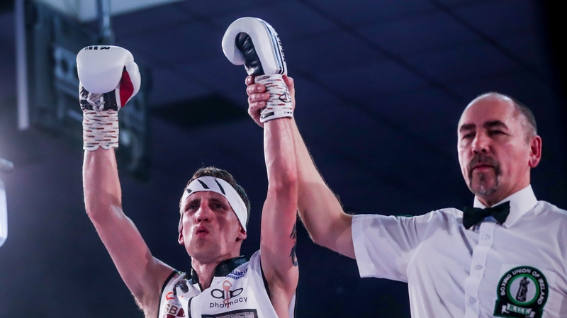 Donovan is declared the winner at the National Stadium