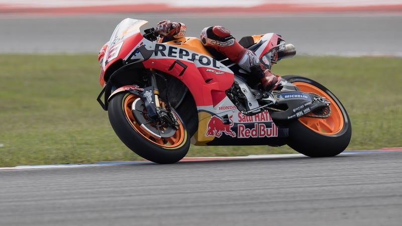 Marc Marquez in his Repsol Honda