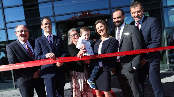 Pictured at the launch of the new store are (l) Martin Kelleher, Managing Director, SuperValu with members of the Nally family - Steven Nally, Michael Nally, Carmel Nally and Steven's son Nathan