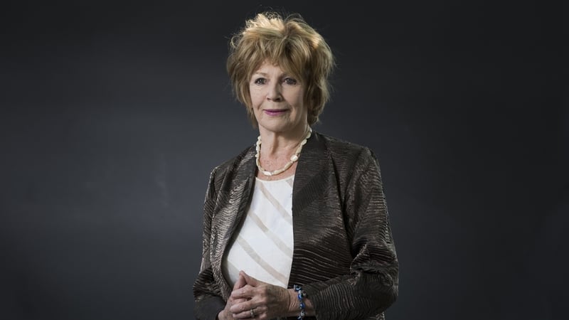 Edna O'Brien died yesterday in London after a long illness (file image)