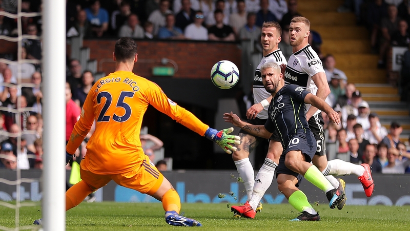 Sergio Aguero found the net against Fulham last weekend