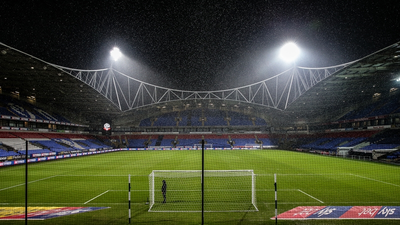 The University of Bolton Stadium will be closed for Bolton's next two games